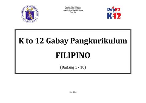 curriculum guide in filipino|grade 12 cg.